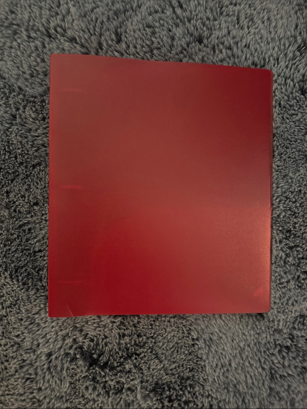 Red 3-Ring Binder Folder